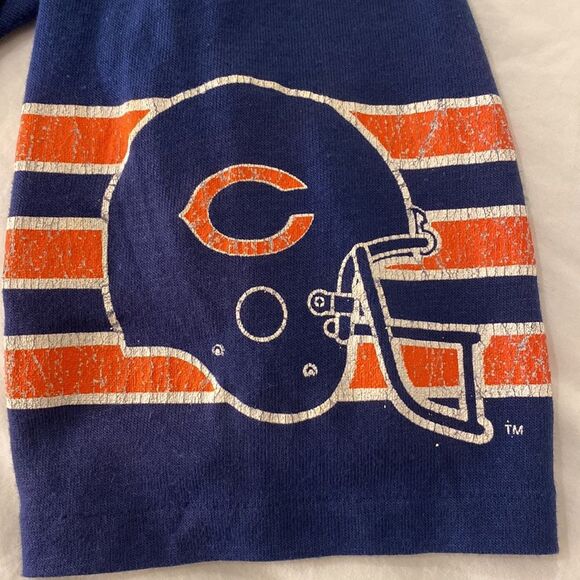 Vintage 80's NFL Chicago Bears Unisex Tee Sz M Garan - Picture 4 of 5